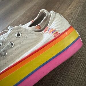 Vibrant Converse Platform Sneakers for Women